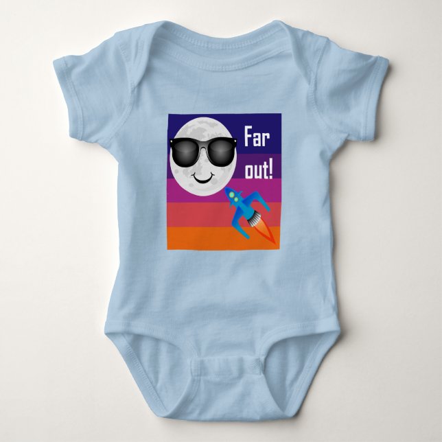 Far Out Design - Baby Jersey Bodysuit (Front)