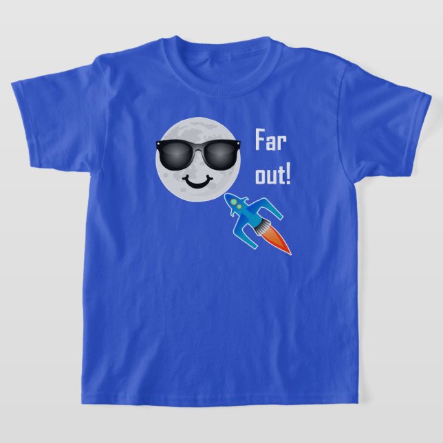 Far Out Design - Kids' Basic T-Shirt (Laydown)