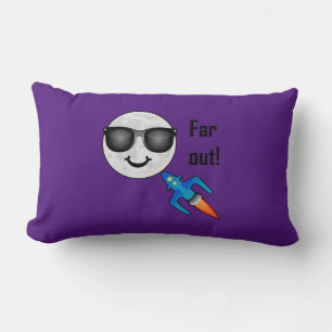 Far Out design - Lumbar Pillow 13" x 21"