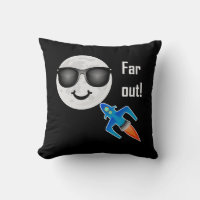 Far Out Design - Throw Pillow 16" x 16"