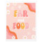 Far Out Food Sign | Groovy Party Sign