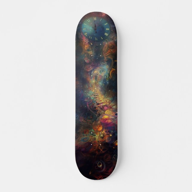 Far Out Galaxy Skate Board (Front)