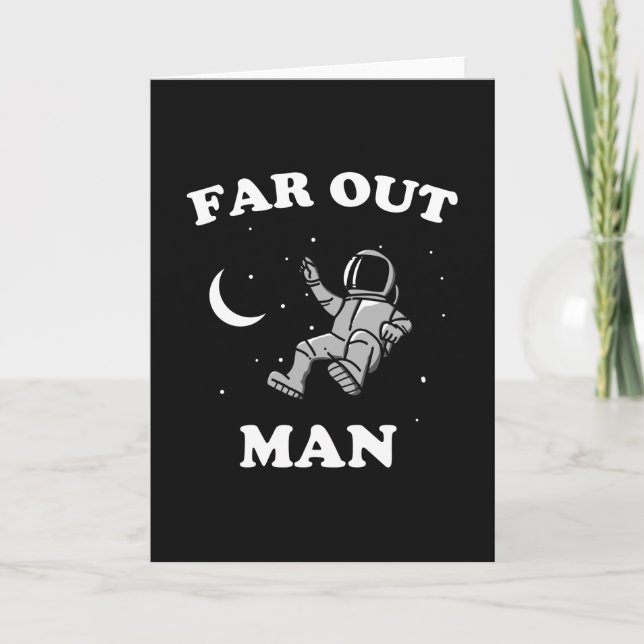 Far Out Man Card (Front)