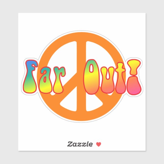 Far Out! Sticker (Sheet)