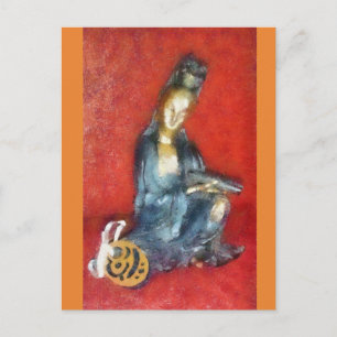 Far reaching meditation postcard