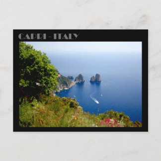 Faraglioni Rocks, Isle of Capri postcard