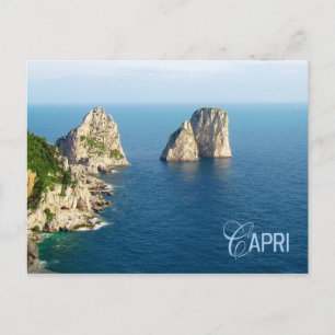 Faraglioni stacks, Capri, Italy Postcard