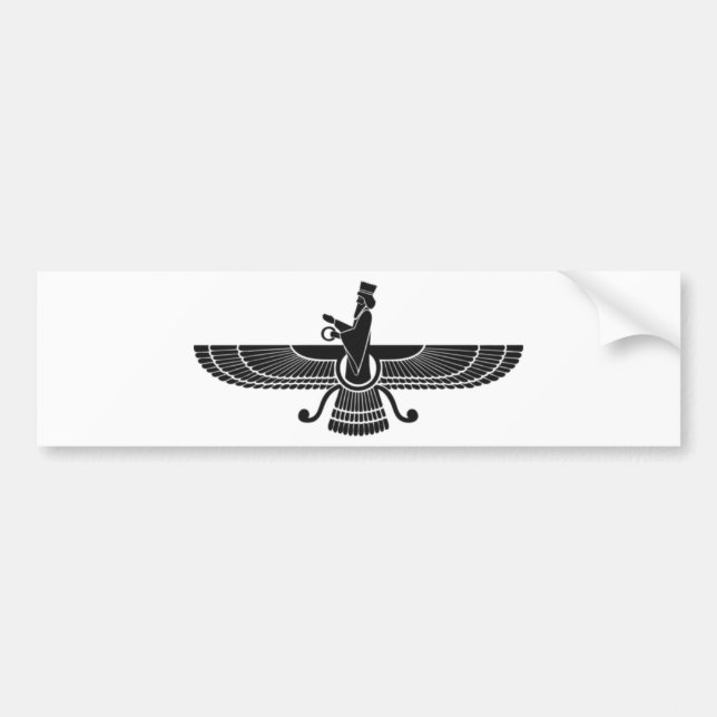 Faravahar Bumper Sticker (Front)