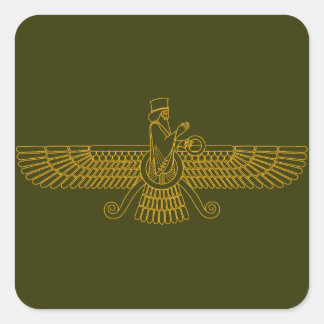 Faravahar Square Sticker