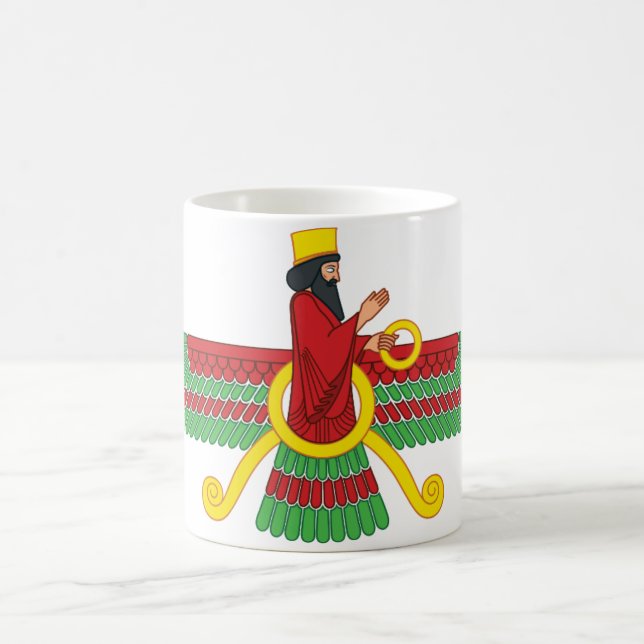 Faravahar Symbol Coffee Mug (Center)