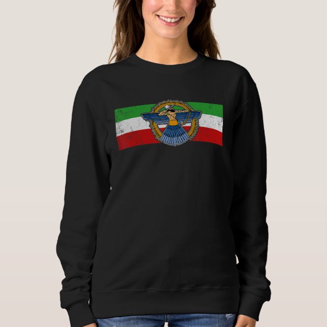 Faravahar Zoroastrianism Zarathustra Symbol philos Sweatshirt (Front)