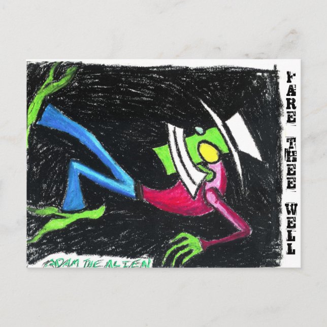 "Fare Thee Well" Postcards (Front)