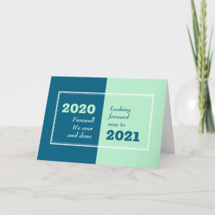 FAREWELL 2020   Looking Forward   New Year   2021 Holiday Card