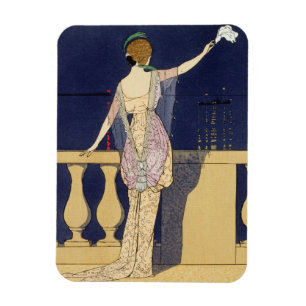 Farewell at Night, design for an evening dress by Magnet