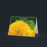 Farewell! Cards Good Bye We'll Miss You! Sunflower<br><div class="desc">Farewell! Cards Good Bye We'll Miss You! Greeting Cards SUNFLOWERS, Yellow SUN FLOWER Friends Family Holiday CARDS, Yellow Flower CARD, NOTE CARDS, sun flowers, sun flower. Bookmark this site for great gift ideas all year! GETTING A GIFT? COMBINE several products. Calendars, iPhone cases, iPad cases, Greeting Cards, Stamps, Postage Stamps,...</div>