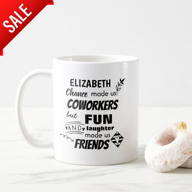 Farewell Coworker Boss - we are Friends Custom Mug (Creator Uploaded)