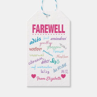 Farewell - Goodbye Leaving Gift Tags
