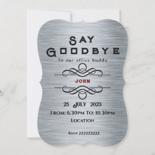 Farewell invitation