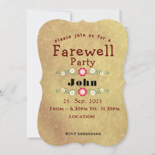 Farewell Invitation