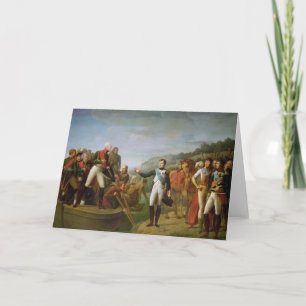 Farewell of Napoleon I  and Alexander I Card