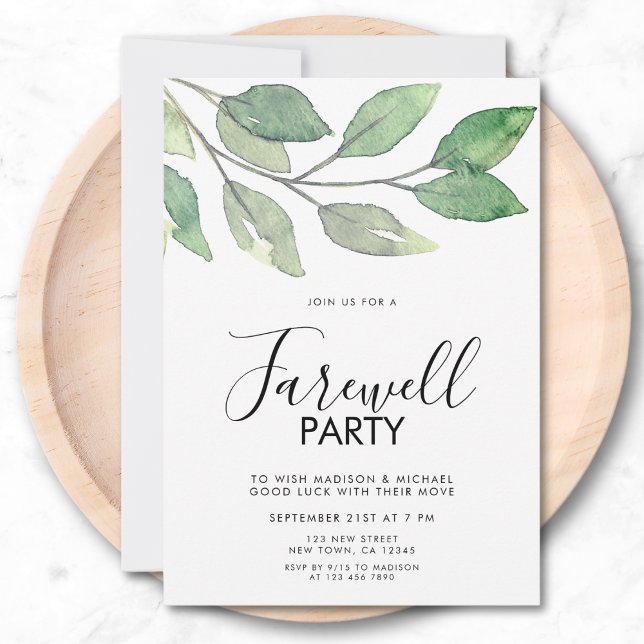 Farewell Party Invitation (Creator Uploaded)