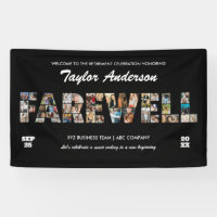 Farewell Party Photo Collage Coworker Retirement