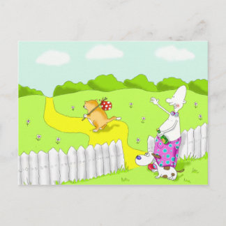 farewell postcard