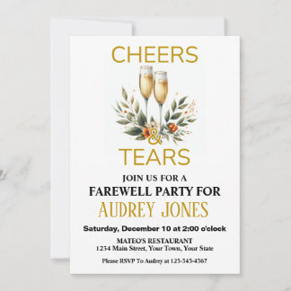 Farewell Send Off Party Invitation