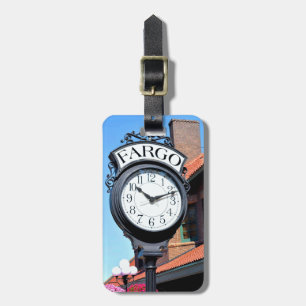 Fargo Clock Luggage Tag