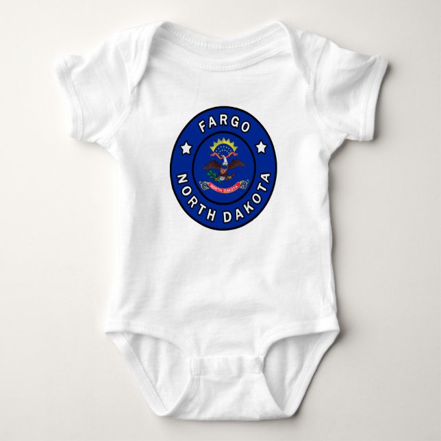 Fargo North Dakota Baby Bodysuit (Front)