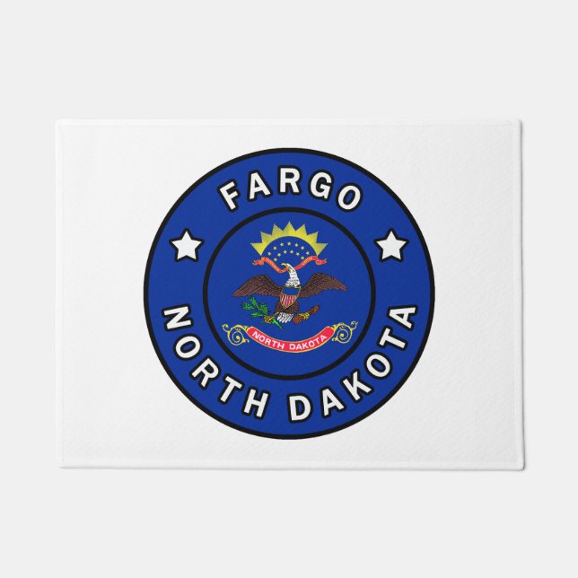 Fargo North Dakota Doormat (Front)