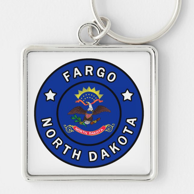 Fargo North Dakota Key Ring (Front)