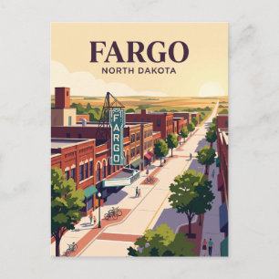 Fargo, North Dakota Postcard