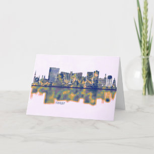 Fargo Skyline Holiday Card