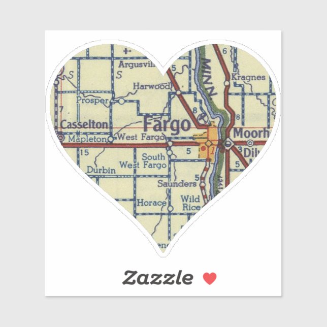 Fargo Vintage Map (Sheet)