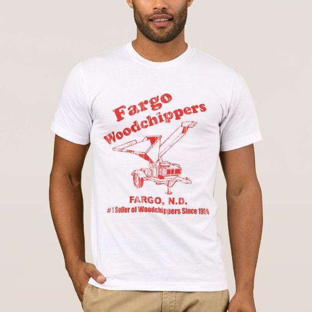 Fargo WoodChippers Distressed T-Shirt (Front)
