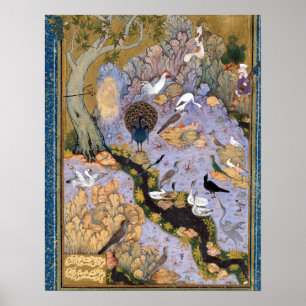 Farid al-Din 'Attar The Concourse of the Birds Poster