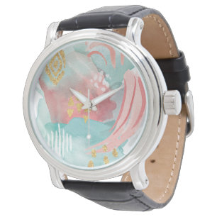 Faridas Abstract - Muted Colors Watch