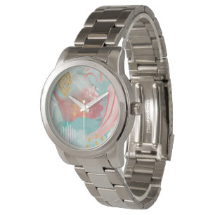 Faridas Abstract - Muted Colours Watch