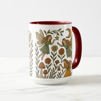 Faries in the Garden Mystical  Mug