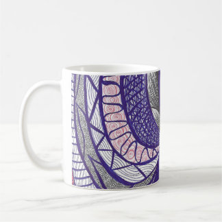 Farimah | Abstract Flowing Hand-Drawn Art Coffee Mug