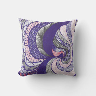 Farimah | Abstract Flowing Hand-Drawn Art Cushion