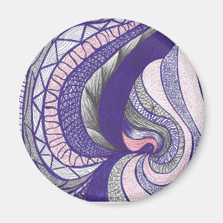 Farimah | Abstract Flowing Hand-Drawn Art Magnet