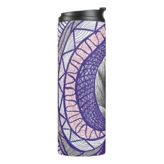 Farimah | Abstract Flowing Hand-Drawn Art Thermal Tumbler