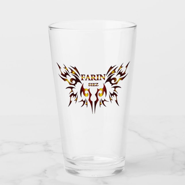 Farin Siez Drinkware Glass (Front)