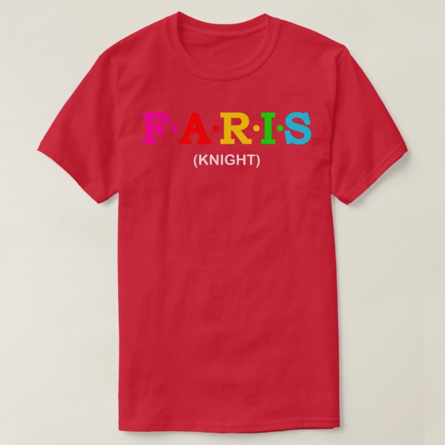 Faris Knight T-Shirt (Design Front)
