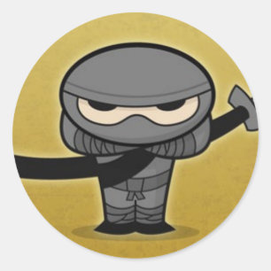 Farkin' Ninja Classic Round Sticker