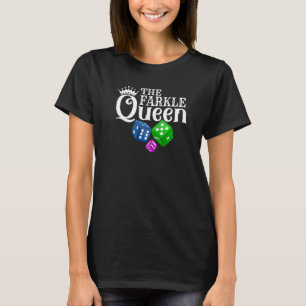 Farkle Queen - Farkle Dice Game Vintage Premium T-Shirt