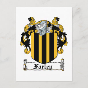 Farley Family Crest Postcard
