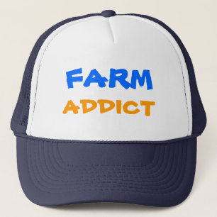 FARM, ADDICT, Designs By Che Dean Trucker Hat